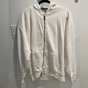 Elwood Core Zip Hoodie in Vintage White